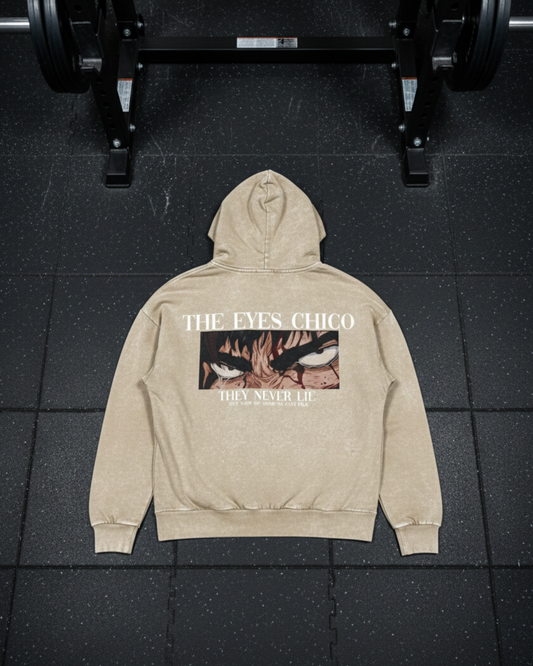 Eyes Chico | Oversized washed hoodie