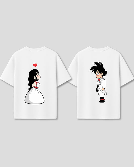 Goku x Chichi | Couple Oversized Shirt