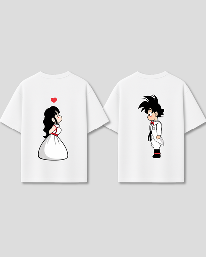 Goku x Chichi | Couple Oversized Shirt