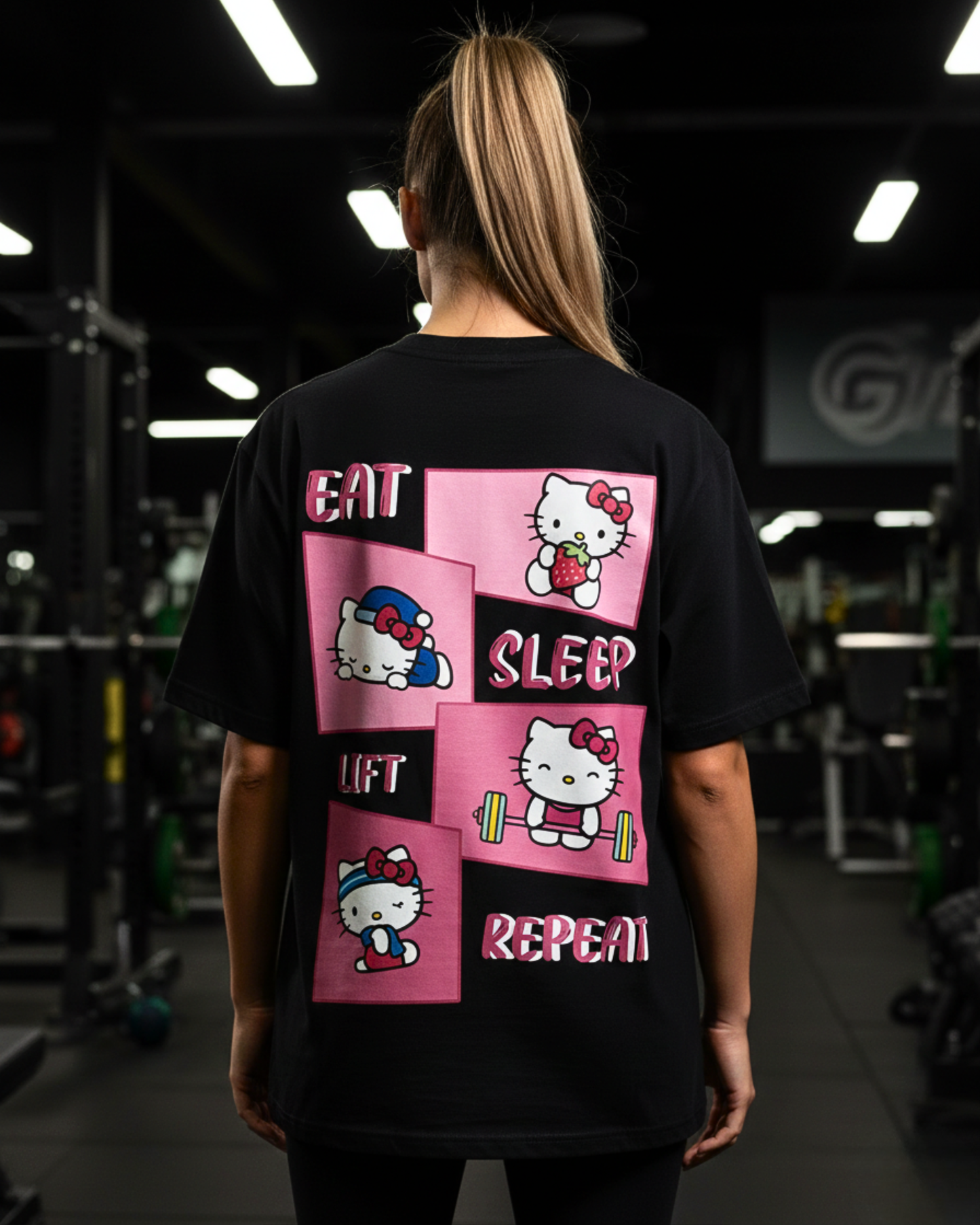 Eat Sleep Lift Repeat 3.0 | Oversized Shirt