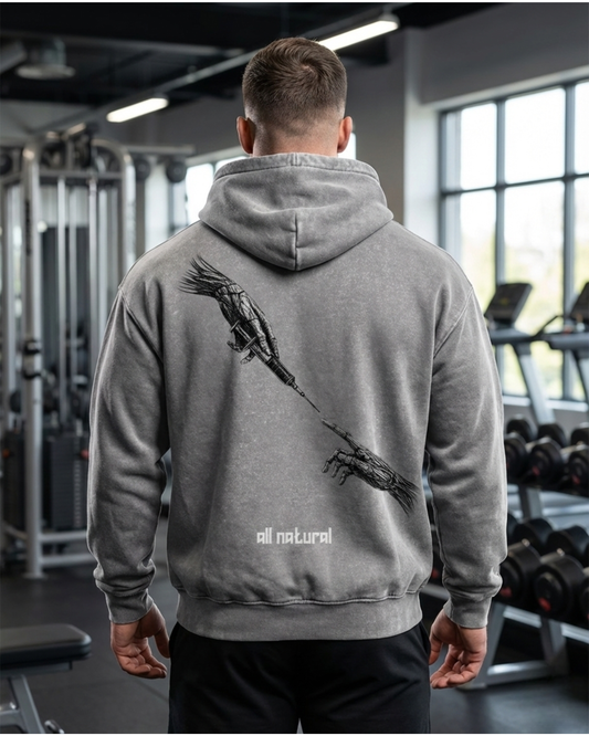 All Natural | Oversized washed hoodie