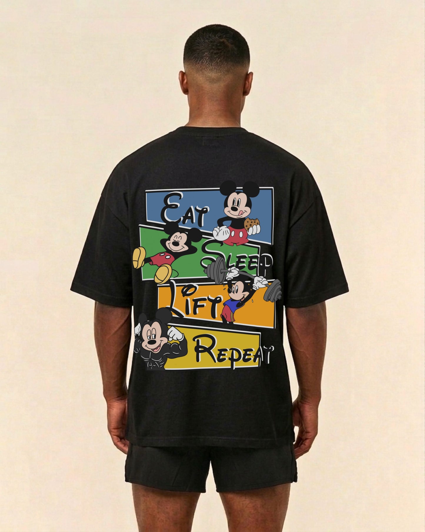 Eat Sleep Lift Repeat 2.0 | Oversized shirt