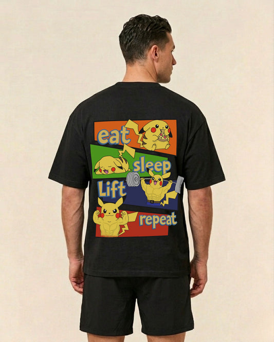 Eat Sleep Lift Repeat | Oversized shirt