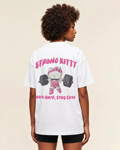 Strong Kitty | Oversized shirt