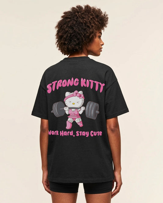 Strong Kitty | Oversized shirt